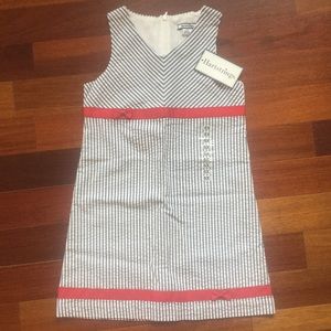 New Hartstrings girls sz 6X seersucker dress